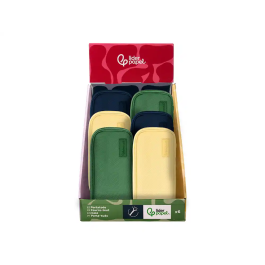 Liderpapel Estuche Portatodo Funky con 3 Cremalleras y Aperturas Laterales 220x100x65 mm