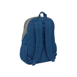 Mochila Escolar Munich Street Azul Gris 32 x 44 x 16 cm