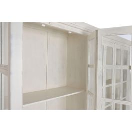 DKD Home Decor Vitrina Balines Nat 2c24 Decape Blanco 270x43x244 cm Teca Mango 8 Puertas