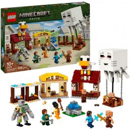 LEGO 21273 Minecraft Ghasts Attack the Village - Juego de Construcción para 10+ Años