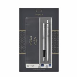 Parker Juego Bolígrafo + Pluma Jotter Acero CT Estuche Pluma Acero Inoxidable Adornos Cromados Precio: 28.49999999. SKU: B12T2923EC