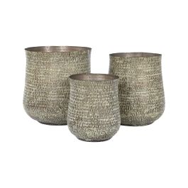 DKD Home Decor Macetero Verde 44 x 46 x 44 cm Set de 3