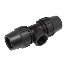 Aqua Control Conexión T Rosca Hembra 3/4 Pulg Riego Enterrado Polietileno 25 mm Precio: 3.58999982. SKU: S7907449