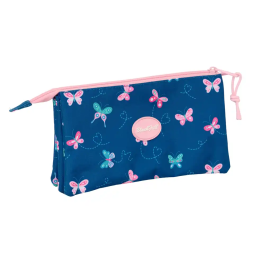 Portatodo BlackFit8 Mariposas Multicolor 22 x 12 x 3 cm