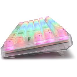 SHARKOON Teclado Gaming Crystal Shark Blanco DE