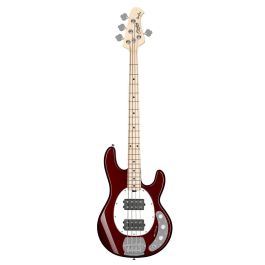 Sterling Stingray Ray4 HH - Bajo Eléctrico doble humbucker - Candy Apple Red