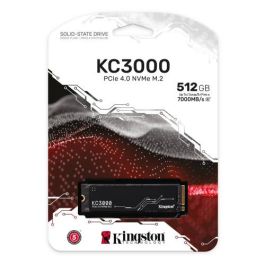 Kingston SKC3000S/512G Disco SSD KC3000 512GB M.2 2280 PCIe 4.0 NVMe con Disipador Térmico 7000MB/s para PC y Portátil Kingston SKC3000S/512G Disco SSD KC3000 512GB M.2 2280 PCIe 4.0 NVMe con Disipador Térmico 7000MB/s para PC y Portátil