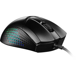 MSI CLUTCH GM51 LIGHTWEIGHT (P) Ratón Gaming Óptico USB-A 26000 DPI con Iluminación Personalizable y 6 Botones, Negro