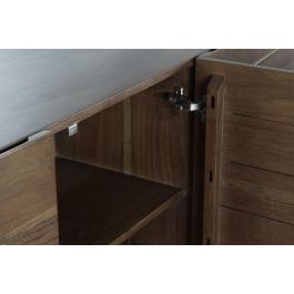 DKD Home Decor Buffet Moderno Marron Oscuro 3 Puertas 145 x 41 x 76 cm