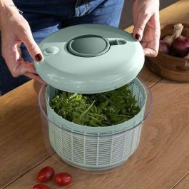Livoo MEN433 Centrifugadora de ensaladas Manual 3,5 L con Tapa Escurridora y Apta para Lavavajillas
