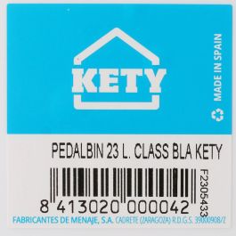 Kety Cubo con Pedal 23 Litros - 31 x 42 x 34 cm