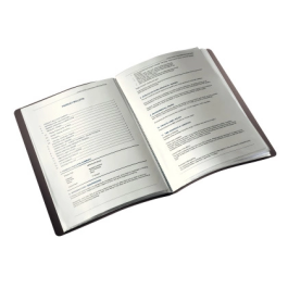 Leitz Carpeta Escaparate DIN A4 Negro Polipropileno 20 Hojas