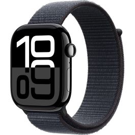Apple Watch Series 10 GPS + Cellular 46mm Jet Black Aluminium Case con Ink Sport Loop