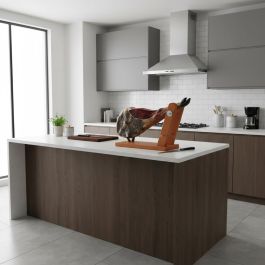 Jamonero Soporte Madera Teruel Quid 44,5x18x33 cm