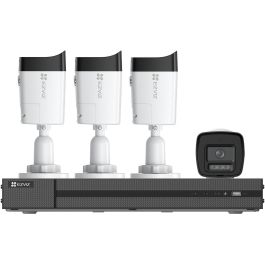 EZVIZ CS-BN4884-A2E50 Kit de Seguridad NVR PoE 8 Canales 2TB con 4 Cámaras Bullet 4K Ultra HD Visión Nocturna Color Audio Bidireccional IP67 Blanco EZVIZ CS-BN4884-A2E50 Kit de Seguridad NVR PoE 8 Canales 2TB con 4 Cámaras Bullet 4K Ultra HD Visión Nocturna Color Audio Bidireccional IP67 Blanco