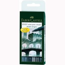 Faber Castell Rotuladores Pitt Artist Pen Brush Estuche De 6 Tonos Grises Precio: 9.89000034. SKU: B14LCRFMSE