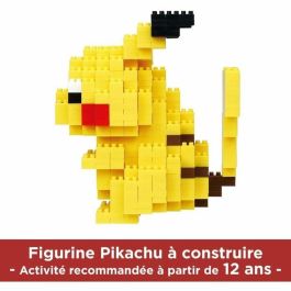 Bandai NAN4972825211908 Figura para construir Nanoblock Pokémon Pikachu Deluxe