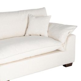 Sofá 4 Plazas Crema Tejido 282 X 101 X 71 cm