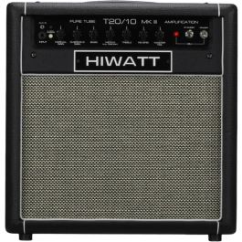 Hiwatt Amplificador Guitarra Combo a Válvulas T20/10 1x12" 20W/10W con Reverb de Muelles y Bucle de Efectos