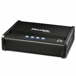 Master Lock Caja fuerte compacta de alta seguridad, apertura dual: código electrónico y llave, Acero 2.3 L