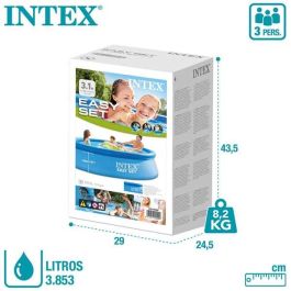 Intex Piscina Easy Set Redonda 305x76cm 3853L con Depuradora para Niños y Adultos