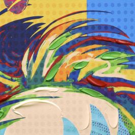 DKD Home Decor Cuadro Moderno Einstein Lienzo Multicolor 63x3x93 cm (2 Unidades)