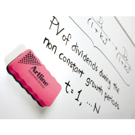 Artline Borrador Magnético para Pizarra Blanca, Borradores Pizarras, Goma Ergonómico, 110 x 55 mm