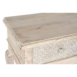 Consola Indio DKD Home Decor Natural Blanco 42 x 81 x 91 cm