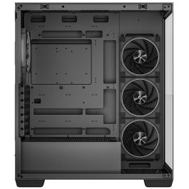 DeepCool CG580 4F V2 Midi Tower PC Gaming Negra con Ventana de Vidrio Templado para ATX/ITX/micro ATX