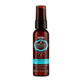 HASK ARGAN OIL Aceite Reparador de Argán 100 ml para Cabello Seco y Dañado, Control Frizz, Brillo Radiante, Sin Alcohol