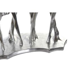 DKD Home Decor Figura Bailarinas Resina Dorado Plateado 14.5 x 32 x 33.5 cm (2 Unidades)