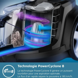 Philips FC9729/09 Aspiradora sin Bolsa PowerPro Expert - 650W - Rojo