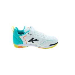 Zapatillas de Fútbol Sala para Niños Kelme Goleiro Elastic Indoor Blanco S/M Precio: 44.68999964. SKU: B1GCJHLHK4