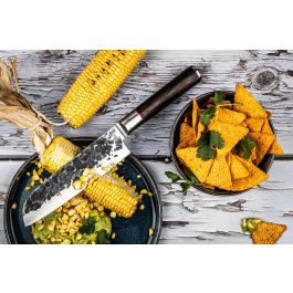 Forged FOR8720039623521 Cuchillo Santoku Forjado Acero Japonés 440C Mango Madera Dalbergia 18 cm Precio: 58.49999947. SKU: B159V42VJR