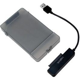 LogiLink AU0037 Carcasa Disco Duro/SSD 2.5" Serial ATA III USB 3.2 Gen 1 Conectar y Usar Gris para HDD/SSD