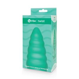 Plug Vibrador Anal B-Vibe Twist Texture Verde Precio: 88.50000016. SKU: S13014017