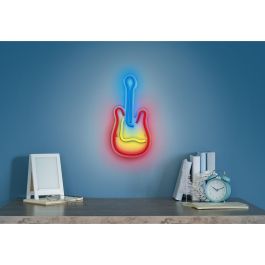 Decoración luminosa Actis ACS-NEON GITARA Multicolor 80