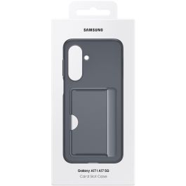 Samsung EF-OA176TBEGWW Funda Card Slot para Galaxy A17 4G/5G, Transparente (Negro), Album para Cartas