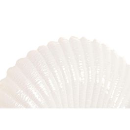 DKD Home Decor Hangzhou design 26a Bandeja Vaciabolsillos Mediterraneo Cristal Blanco 17 x 17 x 2.3 cm (6 Unidades)