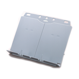 Fellowes Atril para Libros, Plástico Gris, 400 Hojas, Plegable, 244x295x50 mm