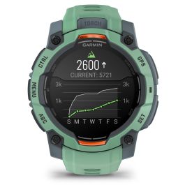 Garmin Instinct 3 Smartwatch AMOLED 1.2" (3,05 cm) 390x390 Píxeles 45mm con GPS y Pantalla Táctil Correa Silicona Verde