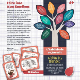 Lisciani Giochi LIS8008324110063 Juego de Cartas para la Gestión de Emociones - Juego Educativo Habilidades para la Vida - Tarjetas Ilustradas