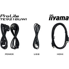 iiyama 92" 5K UHD Táctil Interactivo Android 13 iiWare11, 50 Puntos IR+, Anti-reflejos, Altavoces y Micrófono