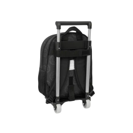 Mochila Escolar con Ruedas Star Wars Rebellion Negro 27 x 33 x 10 cm