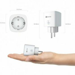 EZVIZ T30-10A-EU Enchufe Inteligente Wi-Fi para Hogar Interior Blanco