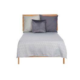 Colcha Cama Rombos Gris 180X260Cm Giftdecor (4 Unidades) Colcha Cama Rombos Gris 180X260Cm Giftdecor (4 Unidades)