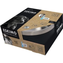 M Pets Cuenco ESKIMO Doble Pared 1,25 L - Negro AUC1702070757910