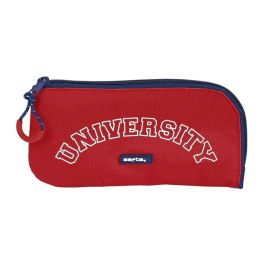 Estuche Escolar Safta University Rojo Azul marino (23 x 11 x 1 cm) Estuche Escolar Safta University Rojo Azul marino (23 x 11 x 1 cm)