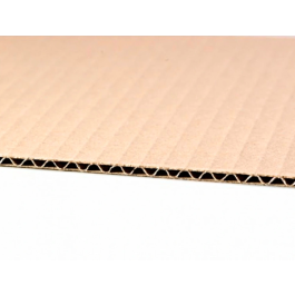 Q-connect Caja de Cartón para Embalar y Envíos, Canal Simple 5 mm, Kraft, 500x340x310 mm