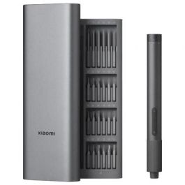 Xiaomi MJDDLSD003QW Juego de destornillador eléctrico de precisión 170 RPM con 24 puntas, batería de Litio, gris